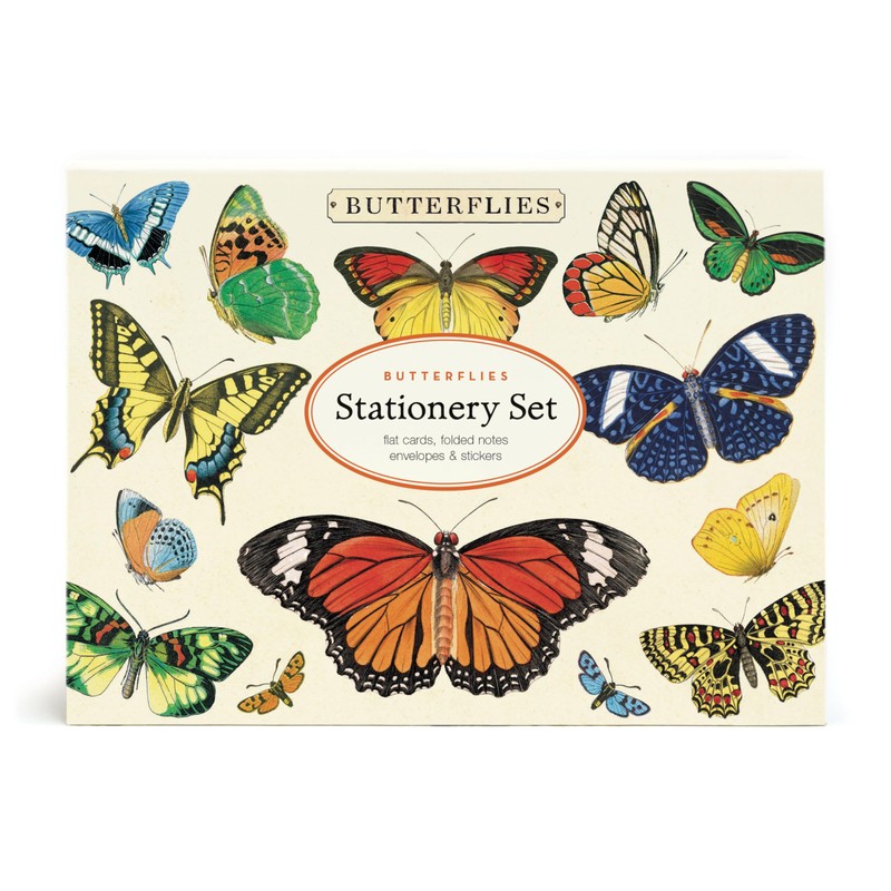 Cavallini Papers & Co. Butterflies Stationery Set