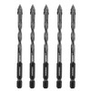 Upgraded Serrated Masonry Drill Bit, Concrete Drill Bit Set, Four