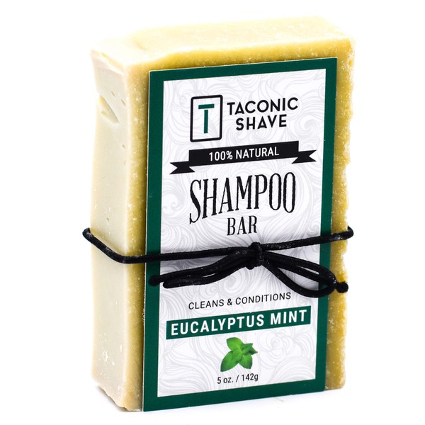 Taconic Shave EUCALYPTUS MINT Shampoo Bar - All Natural/Handcrafted - 5.5 oz.