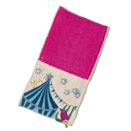 [moritaMiW] Kusubashi Mon Ori, Pouch Handkerchief, Circus Star Sloth, Pink [A-68241-90-P]