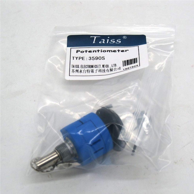 Taiss 3590S-2-103L 10K Potentiometer 10-Turn Multi Turn Rotary Wire Wound