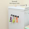 Black Magnetic Hooks, 100 lb Strong Magnet with Hook for