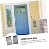 LABRIMP 2pcs Durable Dryer Vent Covers Outdoor Lint Catcher Bags