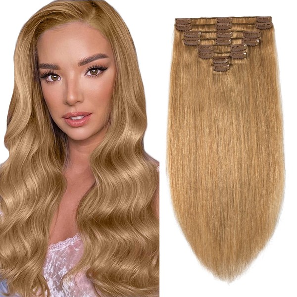 Clip-In Extensions Real Hair Double Drawn ML-R