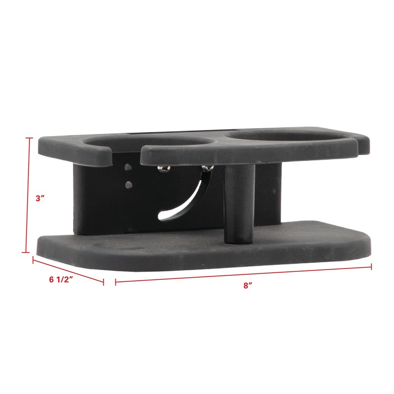 Extreme Max 3005.5689 Adjustable 2-Drink Mug Cup & Can Holder