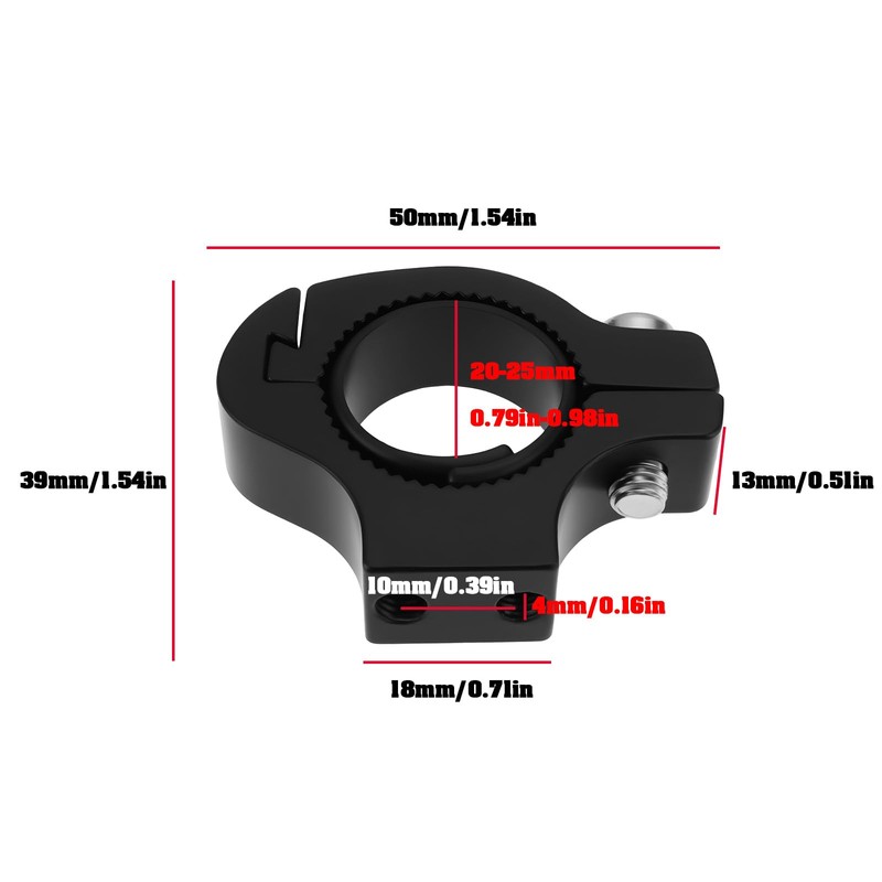 EMSea 2Pcs Motorcycle Spotlight Mount Bracket Bicycle Bottle Cage Adapter