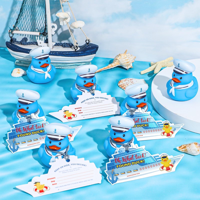 Lenwen 120 Pcs Duck Tag Cruise Kit 40 Mini Cruising