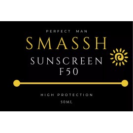 Smassh Protector Solar Facial Para Hombre F50 50ml Efecto Mate