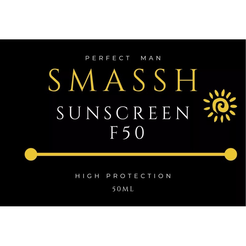 Smassh Protector Solar Facial Para Hombre F50 50ml Efecto Mate
