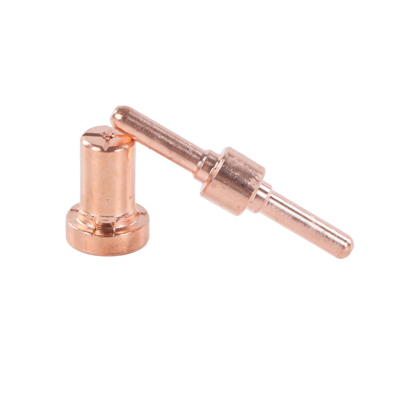 Long Electrode Nozzle Set Copper Plasma Cutting Torch Consumables for