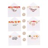MAGICLULU 12pcs Blank Greeting Cards Set with Envelopes Stickers Thanksgiving