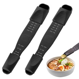 EsiFare 2pcs Lightweight 9 Spoons Double End Adjustable Measuring Spoons Measuring Spoons Measuring Spoons Adjustable Measuring Spoons with Graduations on Both Ends Teaspoon Measuring Spoons Plastic