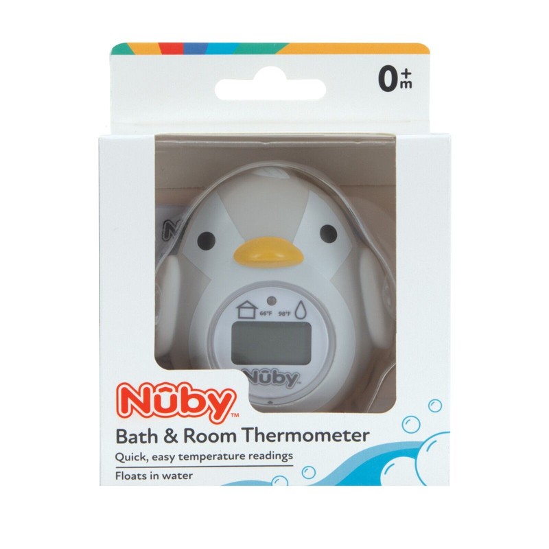 Nuby Penguin Bath & Room Thermometer - Quick & Easy