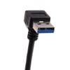ANRANK USB 3.0 Right Angle 90 Degree Extension Cable Male