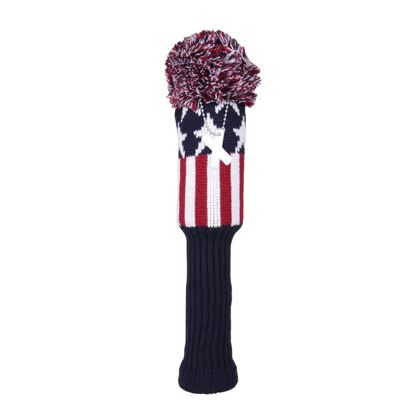 Knit Golf Cover Headcover Utility UT Cover with Pendant (US