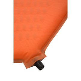 Mountain Warehouse Ultimate Self Inflating Mat - Tapered Shape, Valve Inflation Air Bed, Ripstop, Lightweight Sleeping Mat, Compact Camping Mat - For Festivals & Guests Orange