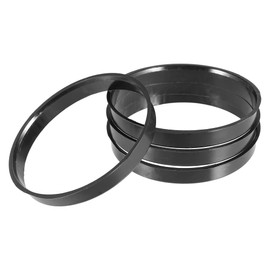 X AUTOHAUX 73.1mm to 70.1mm Universal Car Hub Centric Rings Black - Pack of 4
