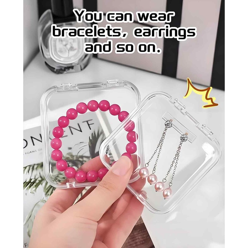 DAWZMR 18PCS Press on Nail Cases, Artificial False Nail Storage