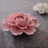 CEUYGT Ceramic Flowers For Walls 3D Wall Hanging Decor Pink
