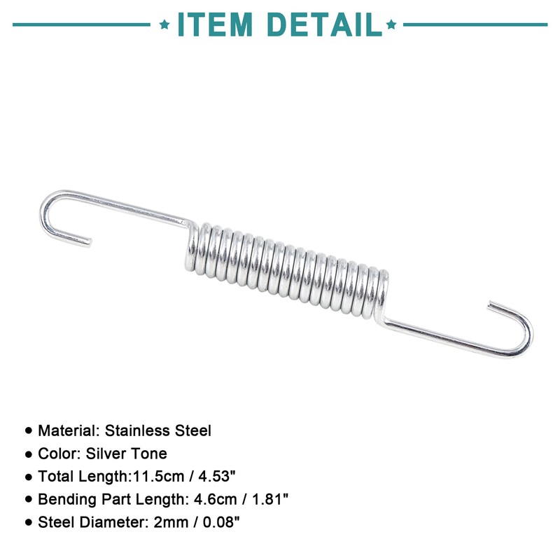 ACROPIX Motorcycle Kickstand Side Bracket Return Spring Compatible with TVS