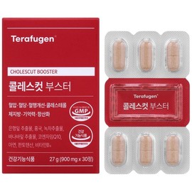 Therapugen Cholecut Booster, 1 box, 30 tablets / 테라퓨젠 콜레스컷 부스터, 1박스, 30정