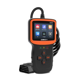 Outzone V317 OBD2 Scanner with 2.8" Color Screen, 8 Language Car Code Reader for All Gasoline Cars Since 1996, Read & Clear Check Engine Light, Supports I/M Readiness & Mode 8 Test