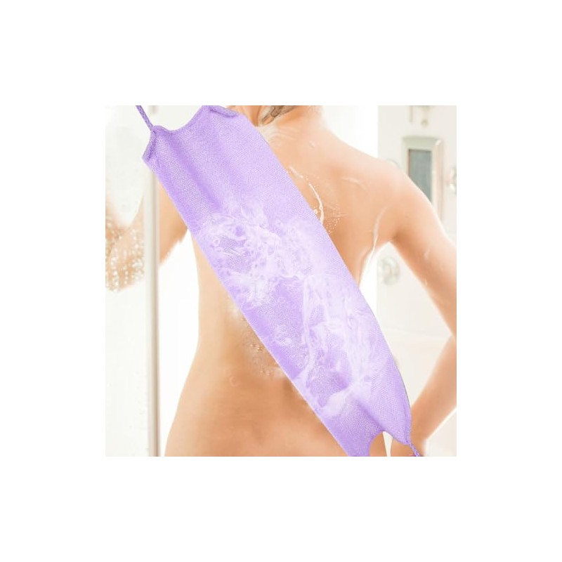 FOMIYES 4 Piezas Toallas Exfoliantes para Ducha Paños para Lavado