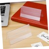 ULTECHNOVO 6Pcs Acrylic Display Stand for Office Events Name Plate