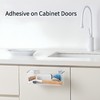 Plastic Over Cabinet Door Organizer, Adhesive Mount Storage Organizer Container