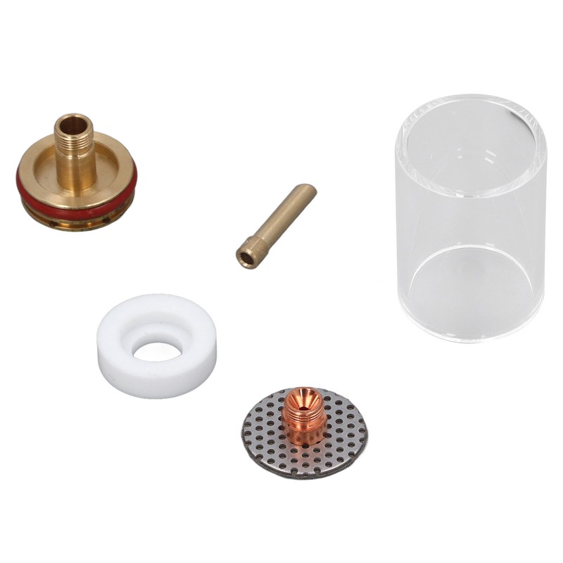 1 Set 5Pcs TIG Welding Torch Glass Cup Electrode Clamp