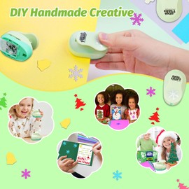 UCEC 3 Pack Bell Hole Punch with 30 Pack Punch Paper