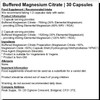 Buffered Magnesium Citrate Capsules | Vegan (30 Pack)