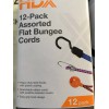 HDX Lot of 2 HDX 12 Packs Flat Bungee Cords