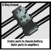 KnuKonceptz KNF-36 2 Way 0 Gauge Fused Power Distribution Block
