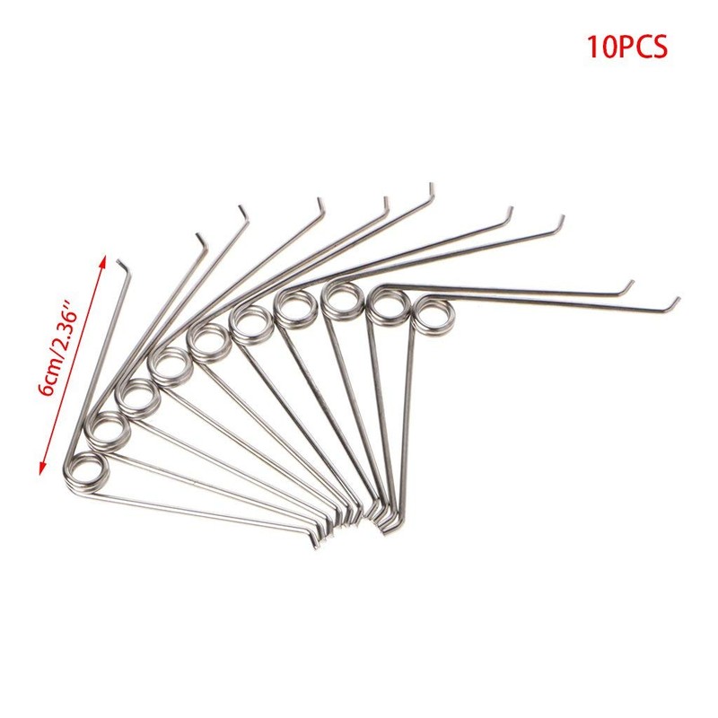 SimpleLife 10 Pieces V Shape Steel Compression Spring Gardening Scissors
