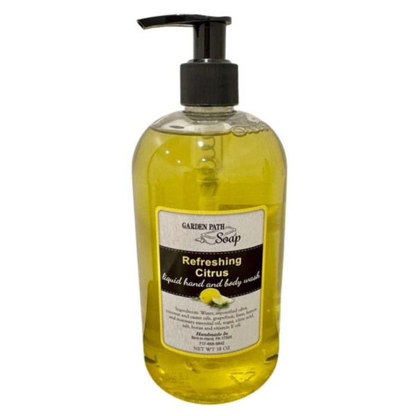 Garden Path Soap REFRESHING CITRUS LIQUID HAND & BODY WASH