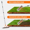 DigiGlow 62" Adjustable Thatch Rake - 19-Tine Lawn Dethatcher with