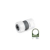 Professional Hose Coupling 1 Inch White Line 3/4 Inch Power