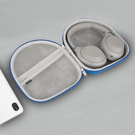 Kingshion Hard Headphone Case Compatible with Bang & Olufsen Beoplay H9i, H95, H9, H8, H8i, H6, H4, Travel Carrying Bag for Beoplay Portal Gaming Headset (Dark Blue)