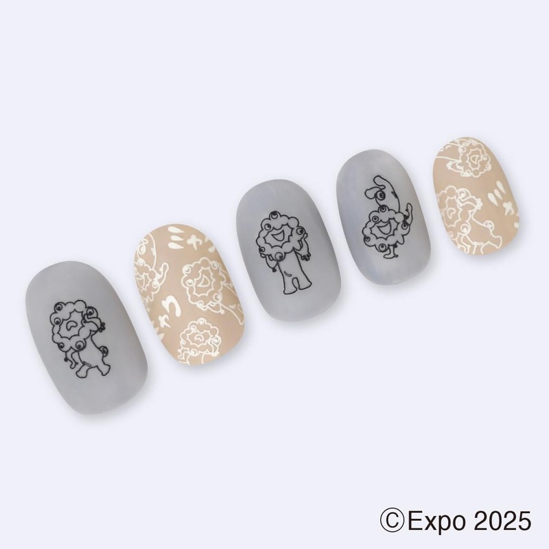 Tsumekira BA-MYA-102 2025 Osaka Kansai Banhibo Myaku Nail Sticker 2