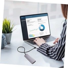 FELTECHELECTR Portable Ssd Box External Ssd Hard Disk Fast USB 3.1 for Office Data Transfer