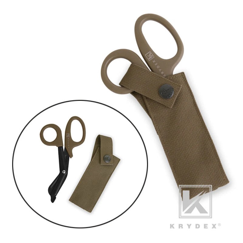 KRYDEX Medic Hand Pouch & Shears Tactical Shear Scissors Sheath