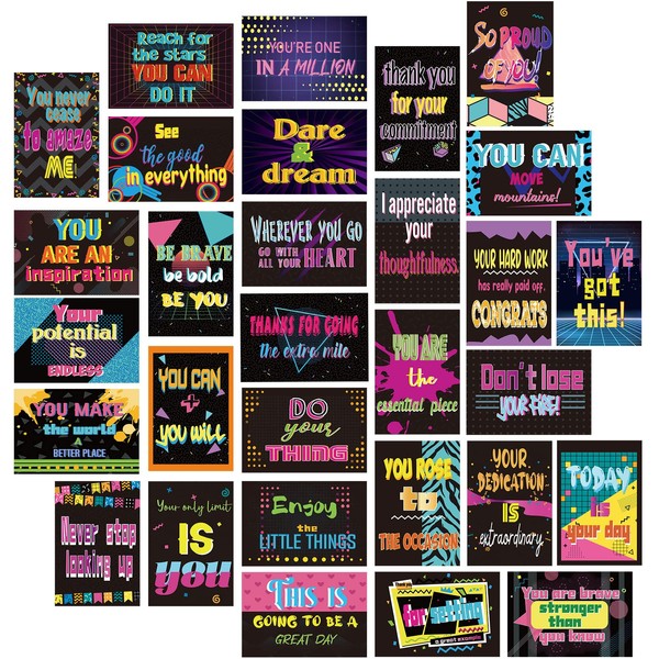Pajean 120 Pcs Inspirational Encouragement Quote Cards Motivational Kindness Appreciation