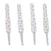 8pcs Crochet Hooks Ergonomic Design Comfortable Handle Easy Identification Compact