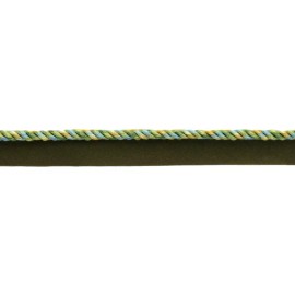 DÉCOPRO Ocean Blue, Spring Green, Pale Yellow 3/16" Decorative Lip Cord [10 Yards]