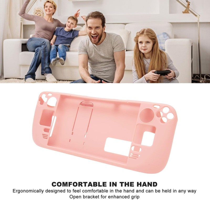 Steam Deck Protective Case with Kickstand, Lightweight Ergonomic Design