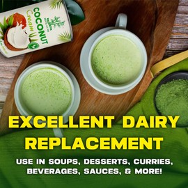 Bamboo Tree Canned Coconut Cream,Unsweetened Cream of Coconut,Gluten-Free,Dairy Free Whipped Cream,13.5 fl oz(6 cans)