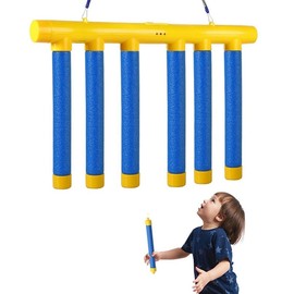 Reaction Time Training Toy,Falling Sticks Game,Catching Sticks Game,Drop Sticks Game,Upgrade Reflex Challenge Game,Hand Eye Coordination Training Toy for Kids and Adults - Color: yellow pole blue stick