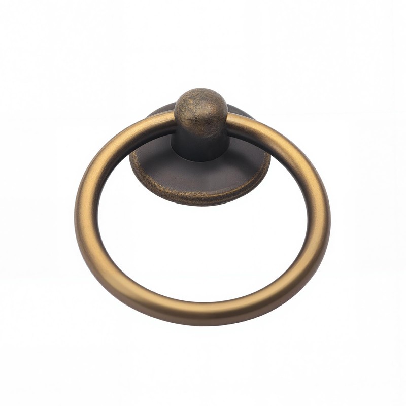 Pack of 6 Antique Ring Handles Drawer Ring Handles Vintage