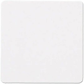 Nagao 3362316 Coasters Plain Square 3.3 x 3.3 x 3.3 inches (85 x 85 x 1 mm), Set of 100, Disposable, Made in Japan